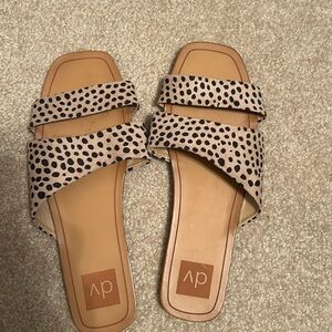 Dolce Vita Animal Print Sandals